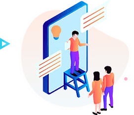 Simboli di social media e pubblicità online per campagne marketing